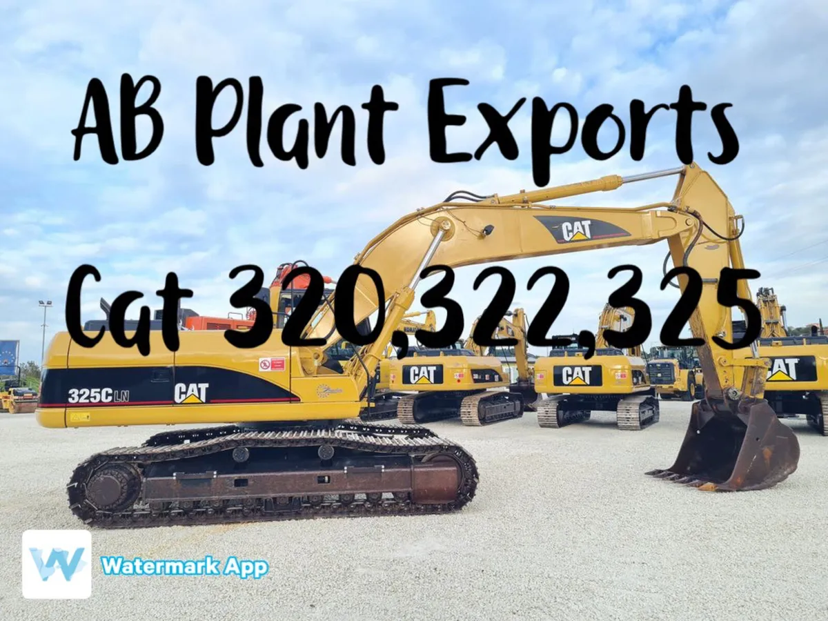 Caterpillar 320 exports plant and machinery expor