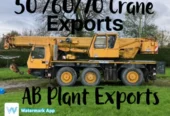Crane exports 50 ton plus