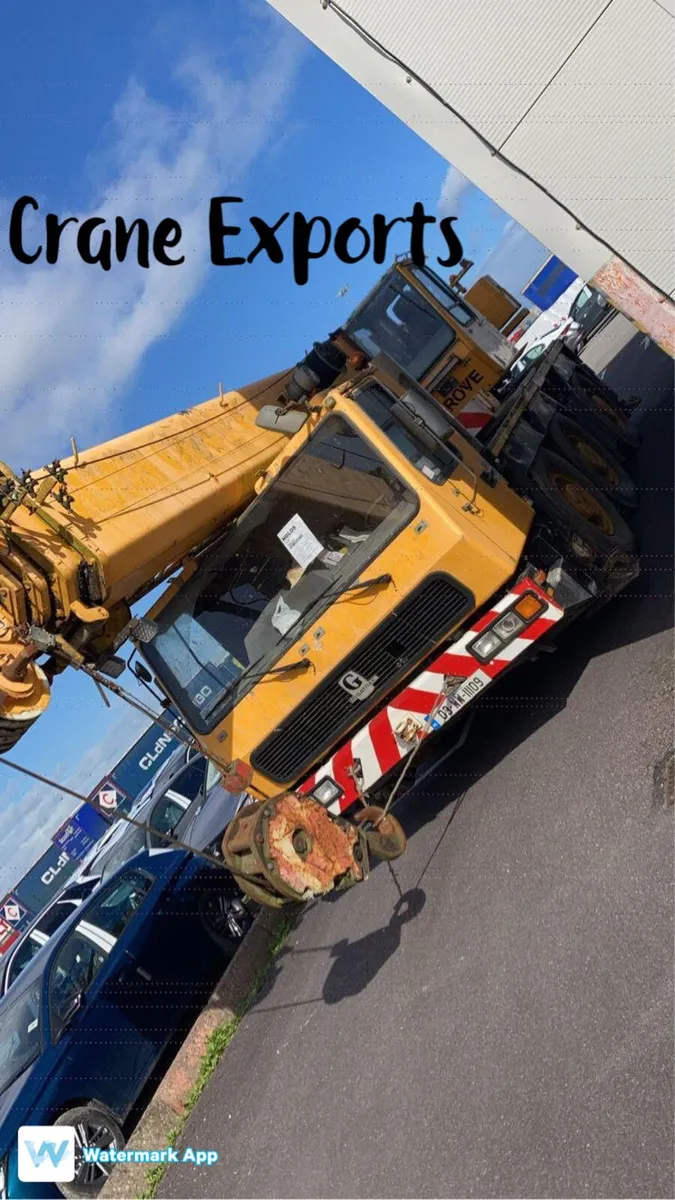 Crane exports 50 to 100 ton