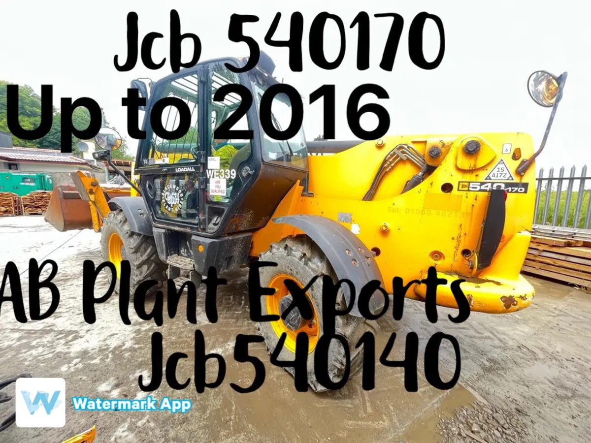 Jcb 540-170 540-140 exports top prices paid