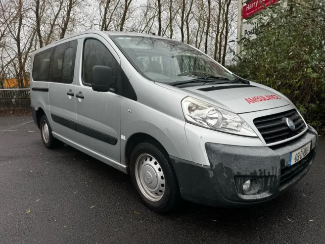 Fiat scudo 2.0 diesel 7 seats wheelchair new nct