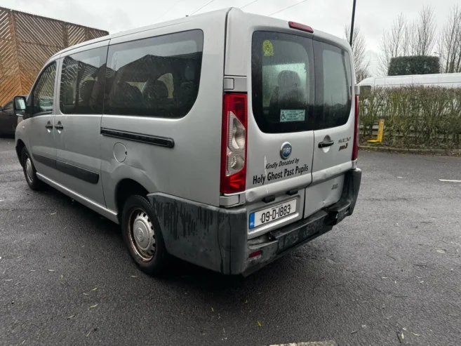 Fiat scudo 2.0 diesel 7 seats wheelchair new nct