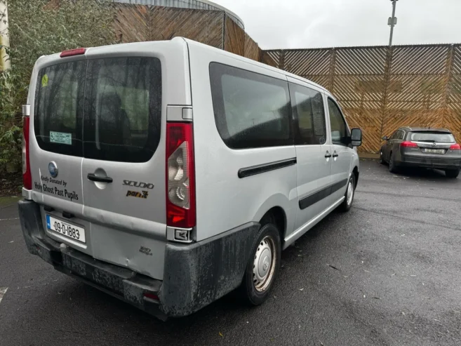 Fiat scudo 2.0 diesel 7 seats wheelchair new nct