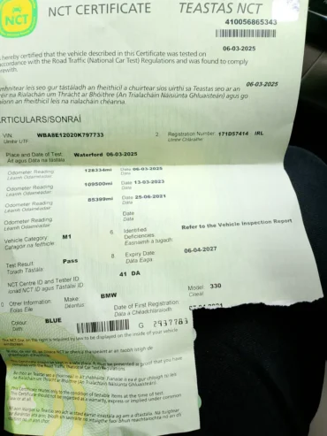 BMW 3-Series M SPORTS Long NCT road tax 170