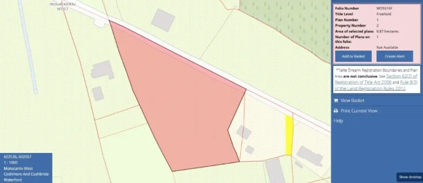 Site At Monatarriv Lismore Co Waterford
