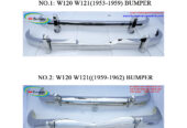 Mercedes Ponton 4-cylinder W120 W121 bumpers