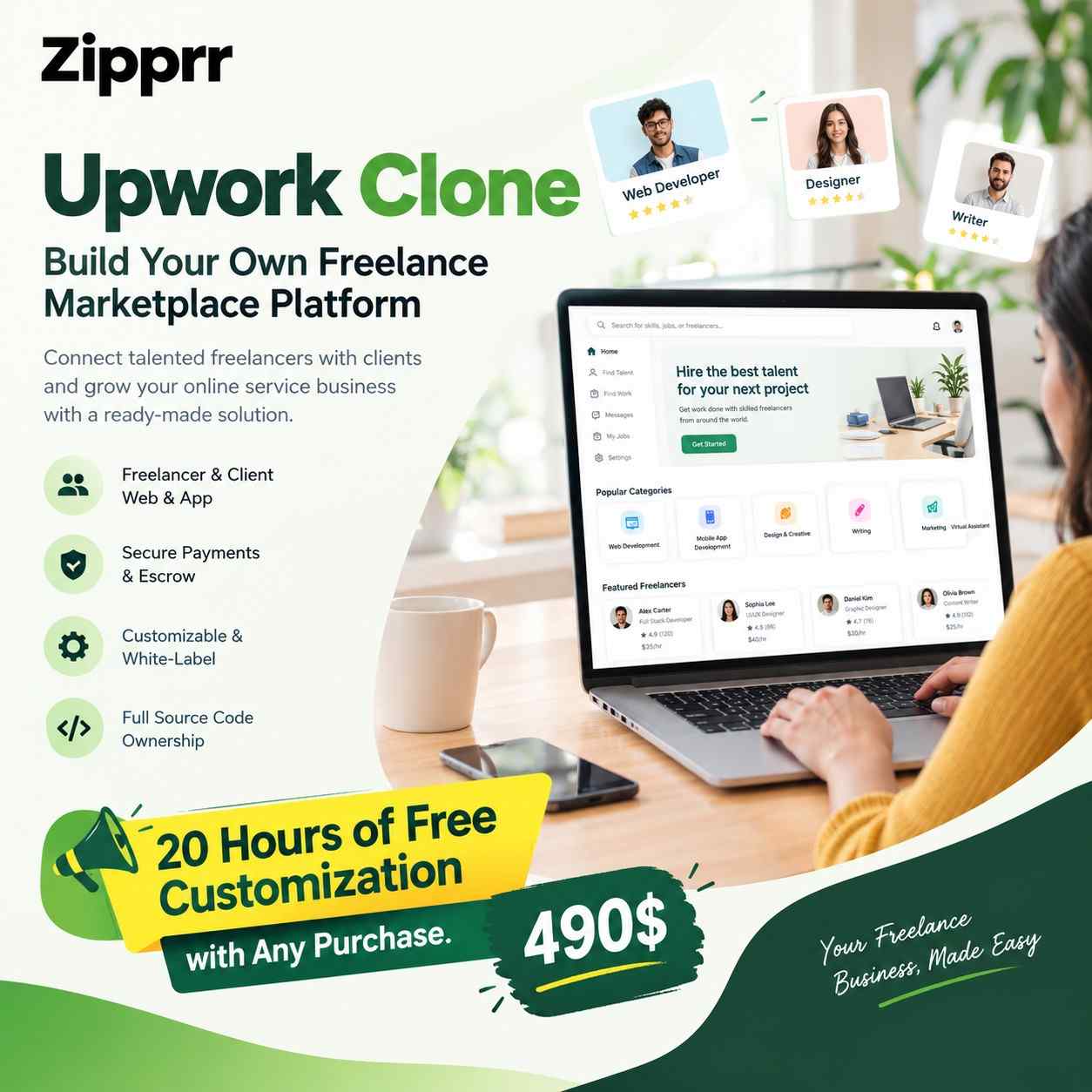 Is Zipprr’s $490 Upwork Clone Better Than SaaS?