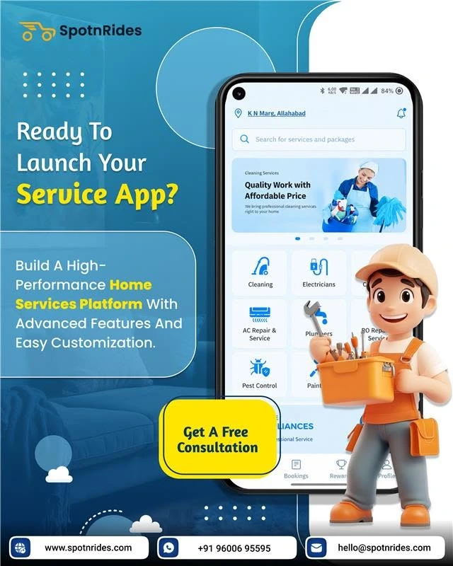 Build a Handyman Marketplace Like Uber with SpotnRides